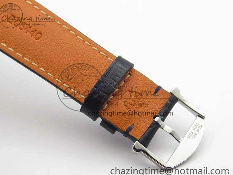 MIROTIME 0512 MoistureWicking Da Vinci IW356601 SS MKF 1:1 Best Edition Blue Dial On Black Leather Strap A 7233